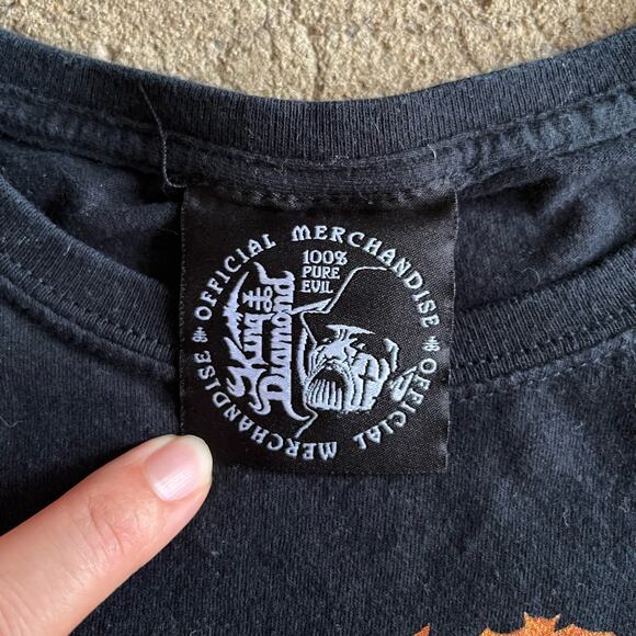 2015 King Diamond Abigail‎ in Concert Womens M Heavy Metal Band Tour Tee T-Shirt - Picture 9 of 9